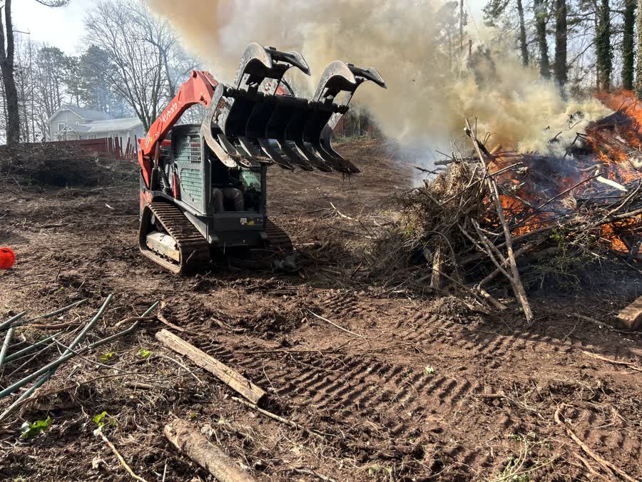 Land clearing and site prep project